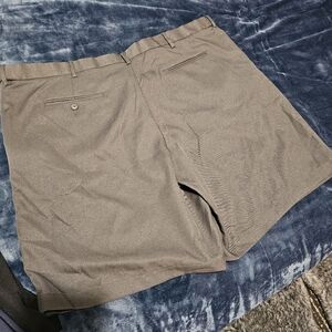 PGA Tour Gray Flat Front Shorts Lightweight Design